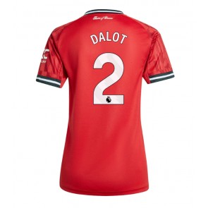 Manchester United Diogo Dalot #2 Replika Hemmatröja Damer 2025-26 Kortärmad